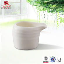 Nouveaux produits en porcelaine à vendre bon petit pot à lait en céramique blanche